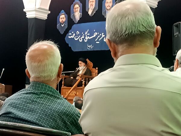 مراسم نخستین سالگرد شهادت شهدای خدمت در مسجد الهادی نیشابور 
