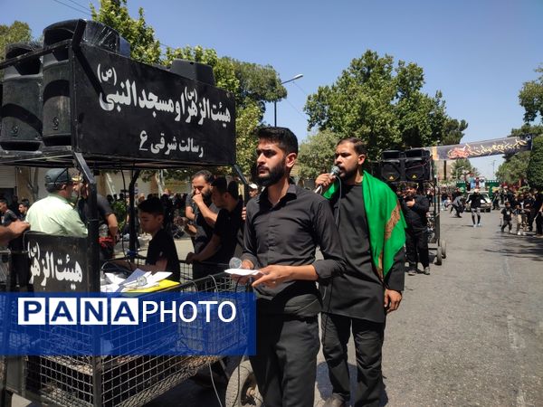 مراسم عزاداری عاشورای حسینی در شهرستان نیشابور 