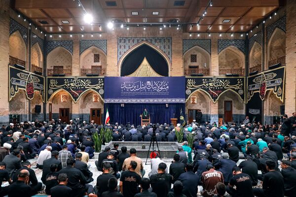 عزاداری دهه اول محرم با حضور تولیت آستان قدس رضوی