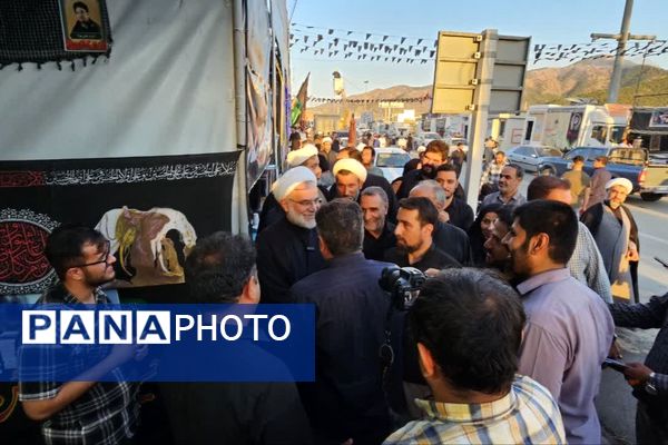 بازدید میدانی نماینده ولی‌فقیه و مدیر سازمان دانش‌آموزی استان کردستان از محل موکب‌های مستقر در مرز باشماق مریوان