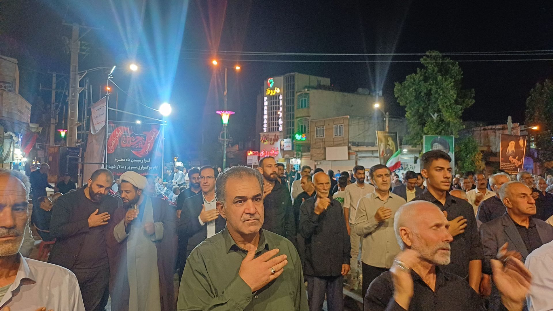 حماسه ای دیگر از مردم کوهدشت در اجتماعات شبانه 