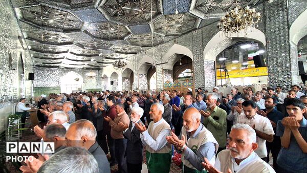 اقامه نماز باران در کاشمر
