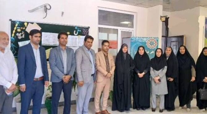 گردهمایی مدیران سمپاد در گلزار شهدای دانش‌آموز میناب