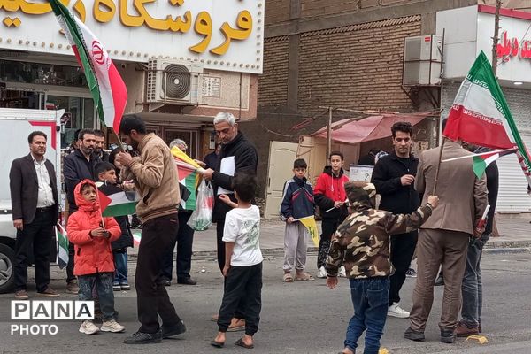 میعادگاه نماز جمعه روز قدس مردم نصیرشهر