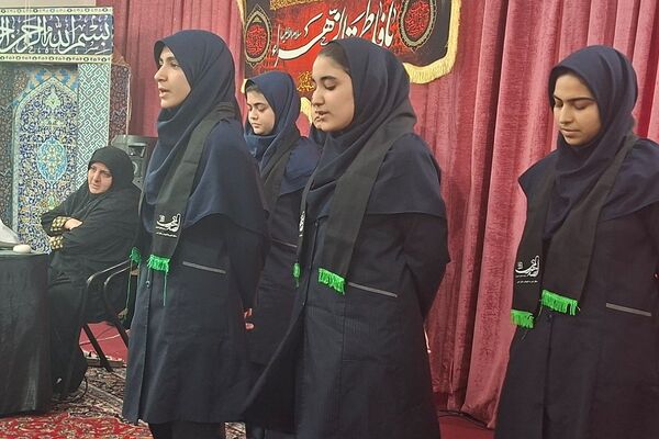 مدرسه نمونه‌دولتی ارشاد شهرستان قرچک در سوگ یاس نبی