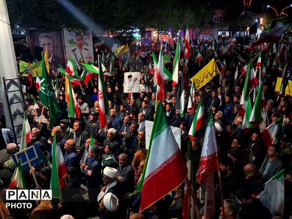 شب سی و چهارمین اقتدار خیابانی در شهرستان کاشمر 