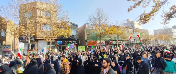 راهپیمایی میثاق با ولایت و محکوم نمودن اغتشاشات گروه های تروریستی در کاشمر