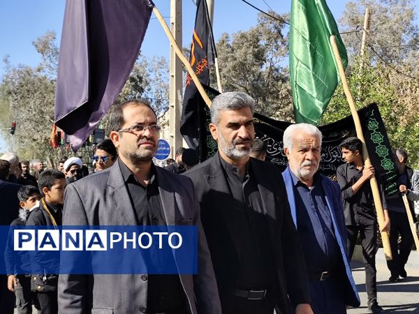 تشییع پیکر مطهر شهید گمنام در شهرستان دارالصابرین بم 