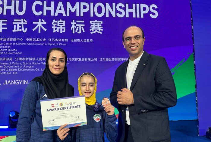 ووشو جوانان آسیا؛ دختر ووشوکار ایران برنزی شد