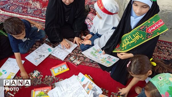حضور مسئولان در کنار خادمان نوجوان موکب اربعین