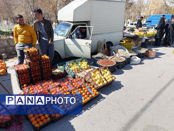 بازار شهر سفیددشت در آستانه عید نوروز