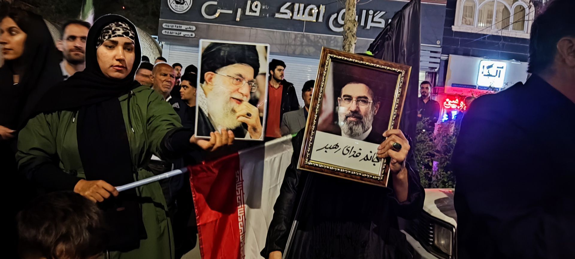 قاب پانا میزبان اجتماع پرشور مردمان ولایت مدار نیشابور در بلوار فضل