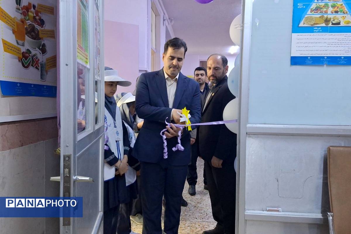 افتتاح اتاق بهداشت در آموزشگاه جعفریه با حضور مدیر آموزش و پرورش پیشوا
