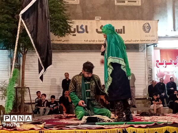 تعزیه‌خوانی در حسینیه امام حسن عسگری (علیه السلام) در تاسوعا و عاشورای حسینی 