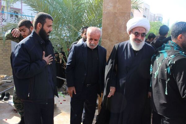 تشییع پیکر مطهره شهید گمنام در دانشگاه فرهنگیان بوشهر