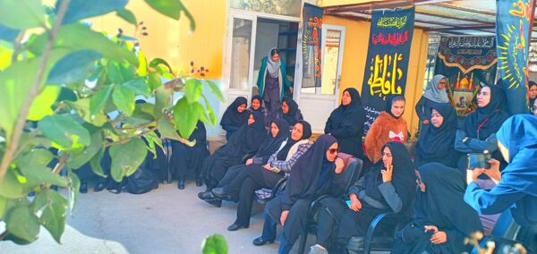 مراسم عزاداری شهادت حضرت فاطمه زهرا(س) در دبیرستان میرزا جعفر سروقد 