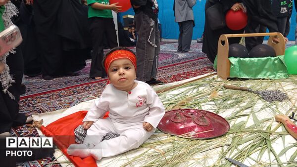 طنین «لبیک یا حسین» از گهواره‌های عشق