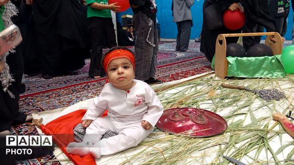 طنین «لبیک یا حسین» از گهواره‌های عشق