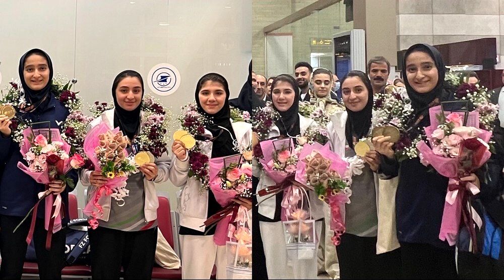 مدال‌آوری طلایی دختران دانش‌آموز آذربایجان شرقی در بدمینتون آسیای میانه