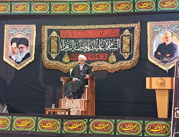 مراسم عزاداری ایام فاطمیه در حسینیه کودک قم