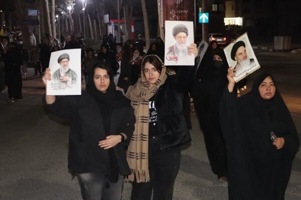 تجمع سوگواران رهبر شهید انقلاب و محکومیت حملات آمریکایی صهیونی در کهریزک