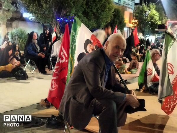 اجتماعات شبانه مردم شهرستان در دویست و ششمین شب از شهادت رهبر امت اسلام 