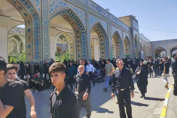 مراسم عزاداری عاشقان امام رضا (ع) در مشهد مقدس