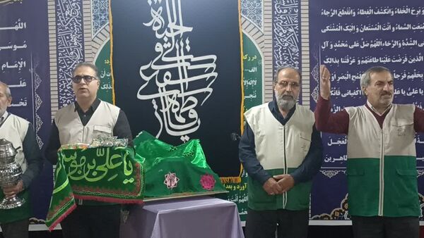 رونمایی از ماکت صحن انقلاب حرم رضوی در محمودآباد