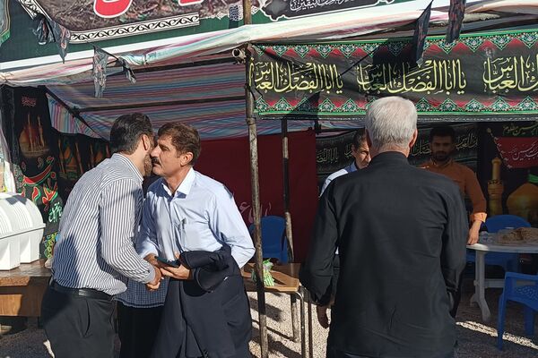 بازدید مدیر سازمان دانش‌آموزی کرمانشاه از موکب‌های اربعین حسینی 