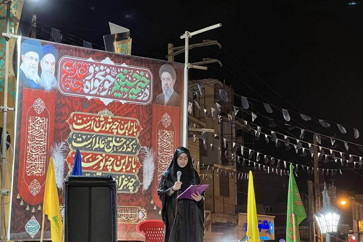 طنین‌انداز شدن فریاد «لبیک یا خامنه‌ای» در قلب فیروزکوه 