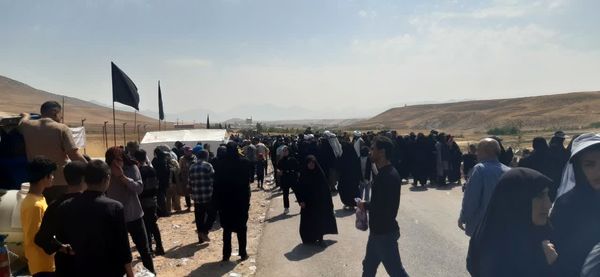 پیاده‌روی جاماندگان اربعین حسینی در نورآباد
