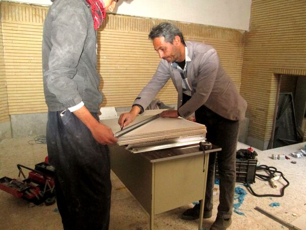 اجرای عملیات عمرانی در مدرسه‌ ابتدایی روستای مارکده
