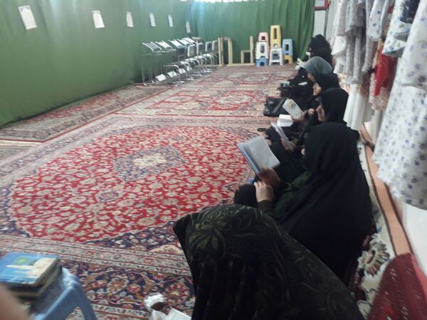 قرائت دعای پرفیض ندبه در مسجد ابوالفضلی بار