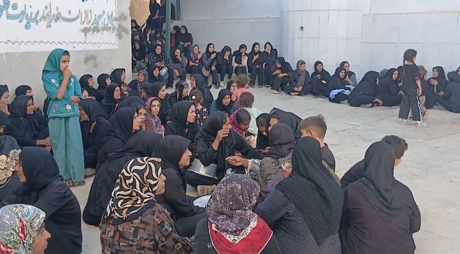  آیین تاسوعای حسینی در مسجد صاحب الزمان ( عج) اولادقباد 