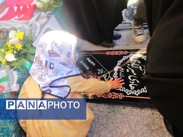 چهلم شهید امنیت هادی میر آبادی در بهشت فضل نیشابور 