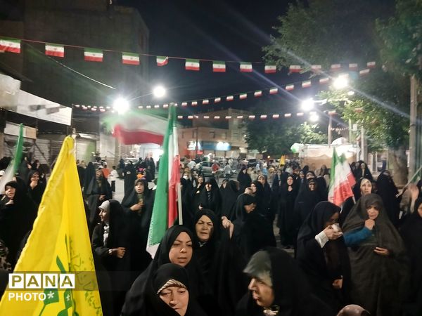 خیابان‌های البرز در اجتماعات شبانه جلوه‌گاه وحدت امت اسلامی 