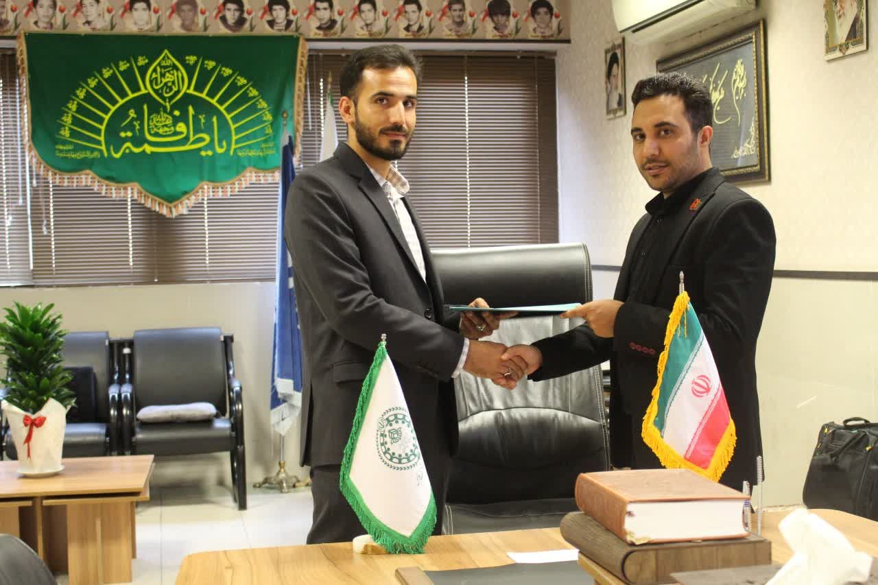  معاون اداری مالی سازمان دانش آموزی فارس معارفه شد