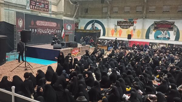 اجتماع عظیم فاطمیون در سالن شهدای شهرداری مشهد مقدس 