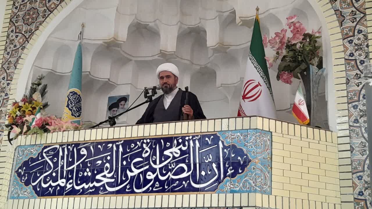 برگزاری آئین عبادی،سیاسی نماز جمعه در شهر قاضی 
