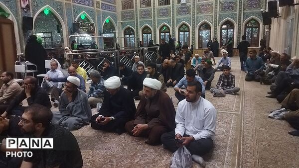 مراسم شهادت  جواد الائمه به همراه اجتماع فرهنگیان در تکیه ابوالفضلی نیشابور 