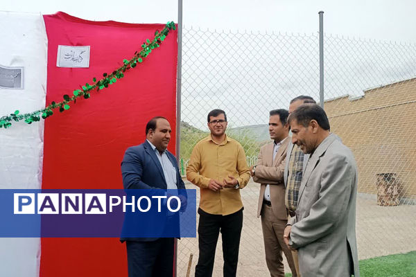 نواختن زنگ سپاس معلم در مدرسه الزهرا شهرستان مارگون