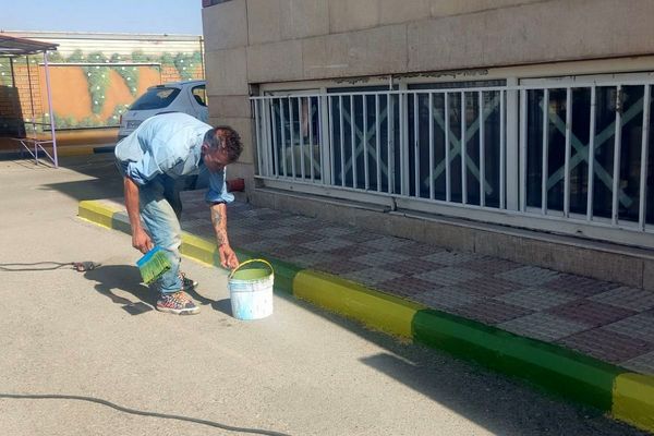 زیباسازی مدارس ملارد به منظور استقبال از دانش‌آموزان با محیطی شاد و تجهیزات نو 