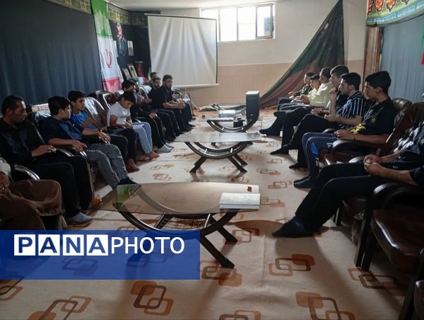 برگزاری جلسه هیات دانش‌آموزی انصارالمهدی شهرستان خانمیرزا