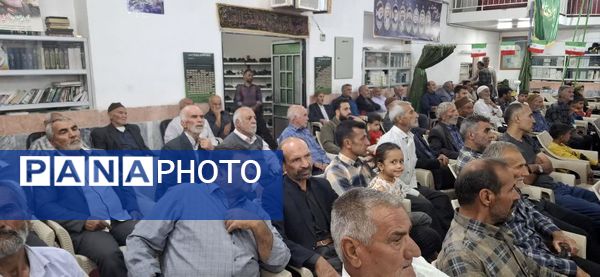 برگزاری یادواره شهدا در روستای نامن شهرستان داورزن