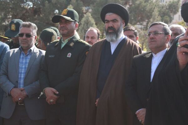 مراسم تشییع پیکر پاک شهید الله‌وردی رحیم‌پور شهید راه قدس در بهارستان‌2