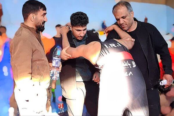 مسابقات کشتی نوجوان آزاد انتخاب استان کهگیلویه و بویراحمد در شهرستان باشت