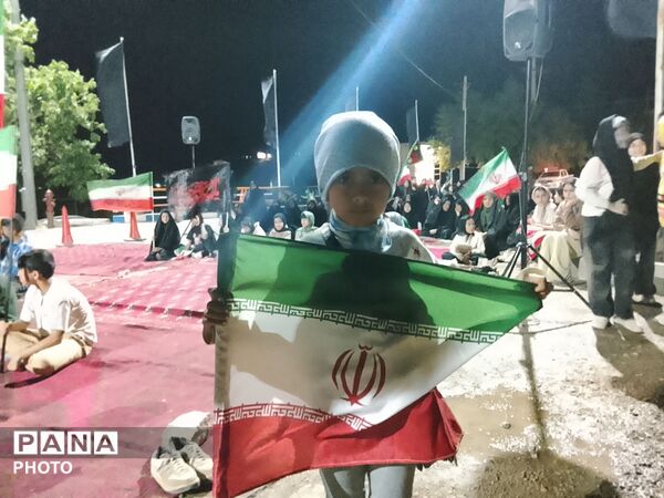 حال و هوای حسینیه شهدای شهر بار در اولین شب محرم 