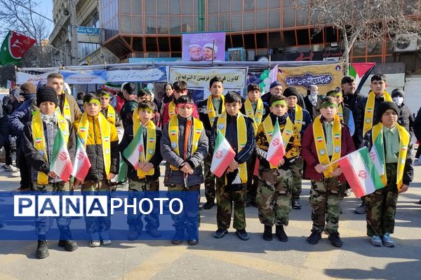 حماسه باشکوه راهپیمایی22 بهمن دراستان اردبیل 