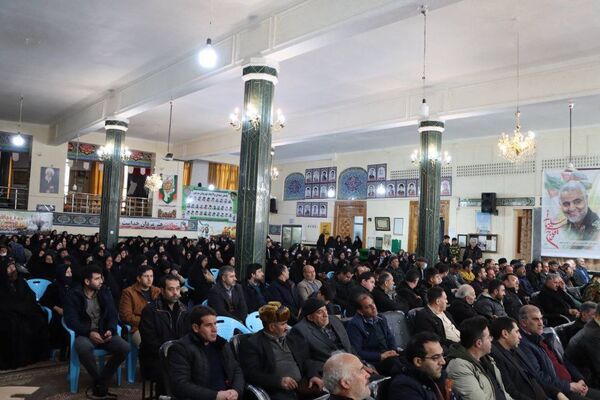 مراسم یادبود پنجمین سالگرد شهادت حاج قاسم سلیمانی در شهرستان سرعین 