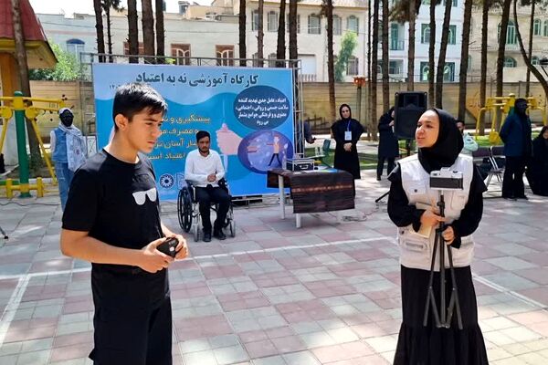 کارگاه آموزشی با موضوع نه به اعتیاد در مجموعه فرهنگی، ورزشی بانوان شهرستان قرچک